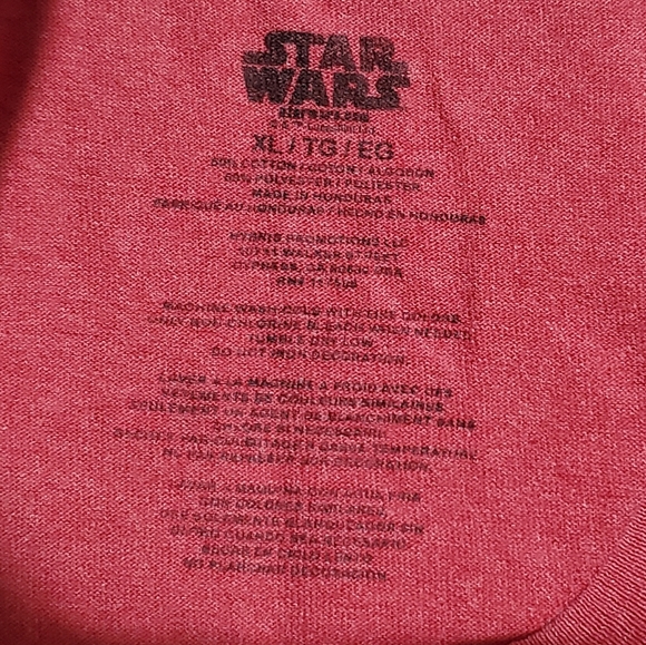 STAR WARS red X-wing Fighter X-Large tshirt retro style - Picture 3 of 3